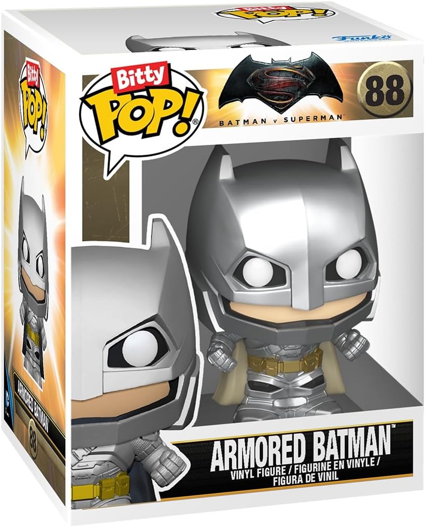 Funko Pop! Bitty Ride: DC - Batman with Bat Mobile - DC Collectable - Gift Idea - Official Merchandise - Toys for Kids & Adults - for Collectors and Display