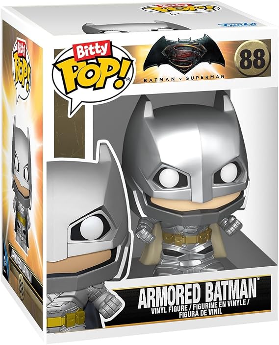 Funko Pop! Bitty Ride: DC - Batman with Bat Mobile - DC Collectable - Gift Idea - Official Merchandise - Toys for Kids & Adults - for Collectors and Display