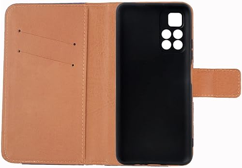 Miniatura 2 de Lankashi Patrón de diseño de cartera Flip PU Funda de cuero de protección de la piel TPU Carcasa de silicona para Xiaomi Poco M4 Pro 5G 6.6 "(Wing