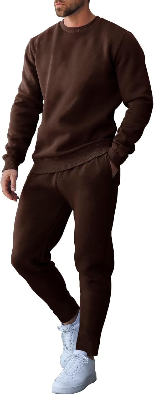 Men Tracksuits 2 Piece Sets Casual Sweatsuits Long Sleeve Athletic Jogging Suits Outfit Set