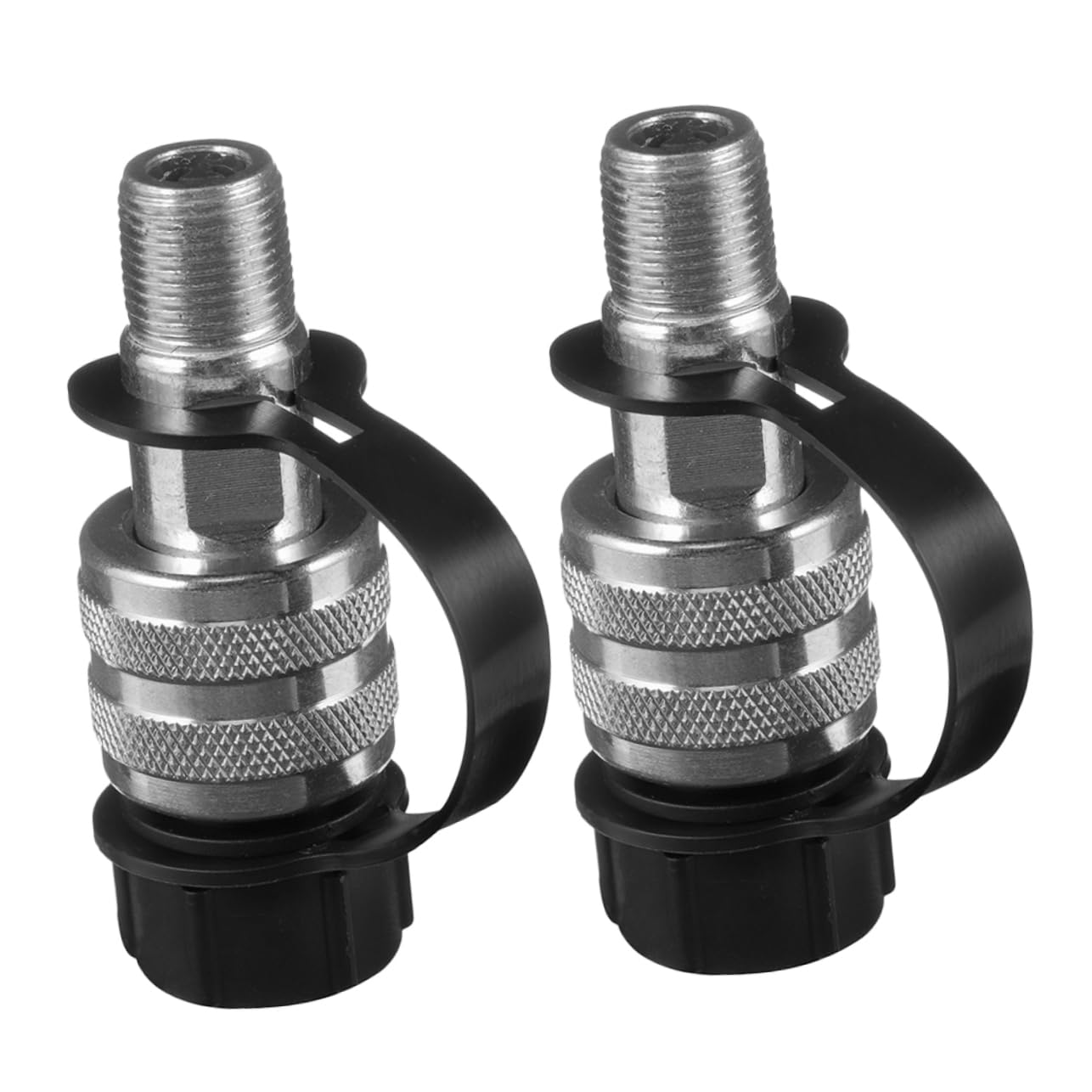 Cabilock 2pcs 3/8inch Heavy Duty Hydraulic Quick Coupler Adapter for Pressure Hose Fast Disconnect Jack Pump Fitting