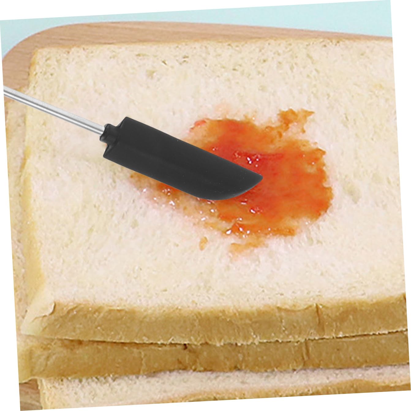 Kleiner Silikonspatel Satz mit Kosmetikspatel und Butterschaber Hitzebeständig Ergonomischer Griff Vielseitig für Küche Backen und Kosmetik