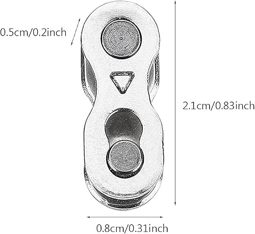 Miniatura 4 de GLOGLOW 5 pares de eslabones para bicicleta, cadena de liberación rápida para bicicleta, conector mágico, 8910 velocidades como repuestos para