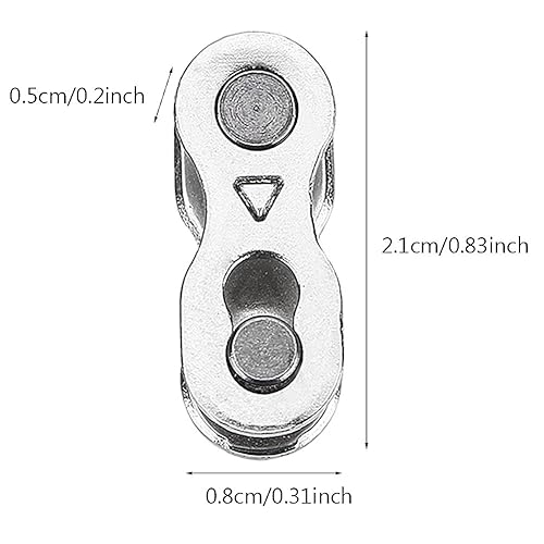 Miniatura 8 de 5 pares de eslabones de cadena de bicicleta, cadena de liberación rápida Mater Link Magic Joint Connector Bicycle Missing Link