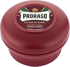 Proraso Soap in Bowl Hard Beards Soothing and Nourishing – 1 Piece