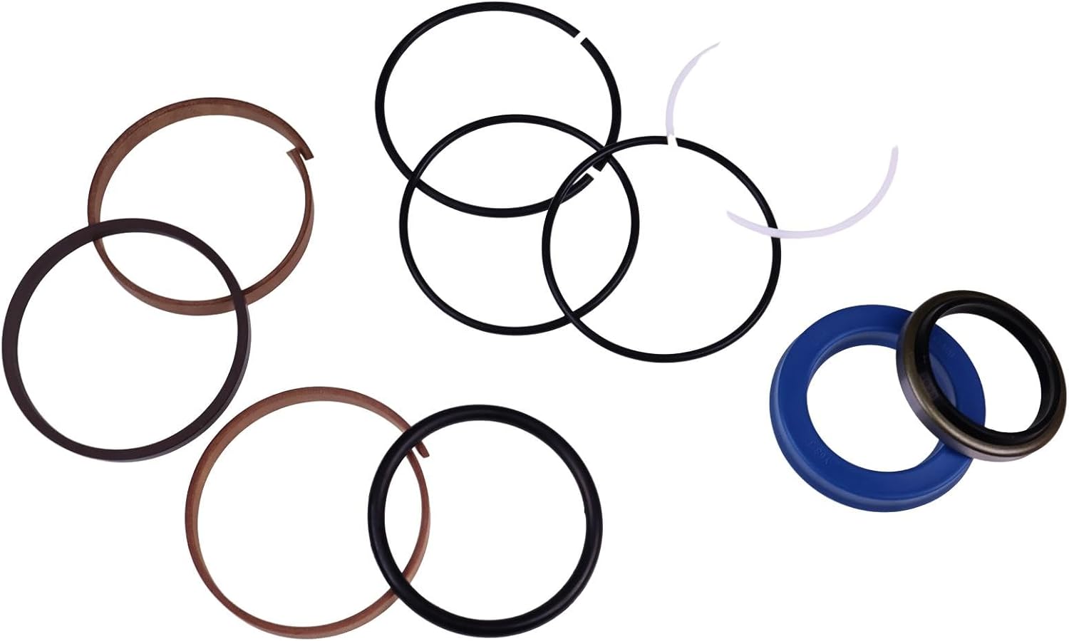 Boom Cylinder Seal Kit PW01V00043R300 Compatible with Case Excavator CX31 CX31B/Kobelco 30SR ACERA 30SR-2 35SR 35SR-2/New Holland Excavator E30B E35B EH35