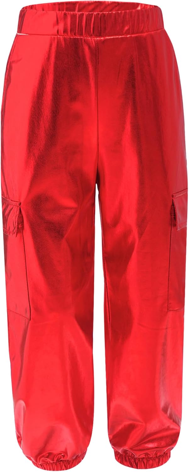 ACSUSS Girls 3 Piece Tracksuit Jazz Hip Hop Dancewear