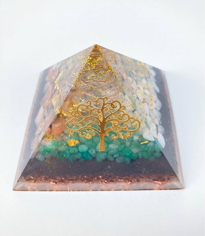 【黄金比】ドラゴンのオルゴナイト　【ピラミッド】 Amazon.co.jp: オルゴナイト 黄金比ピラミッド 生命の樹 開運