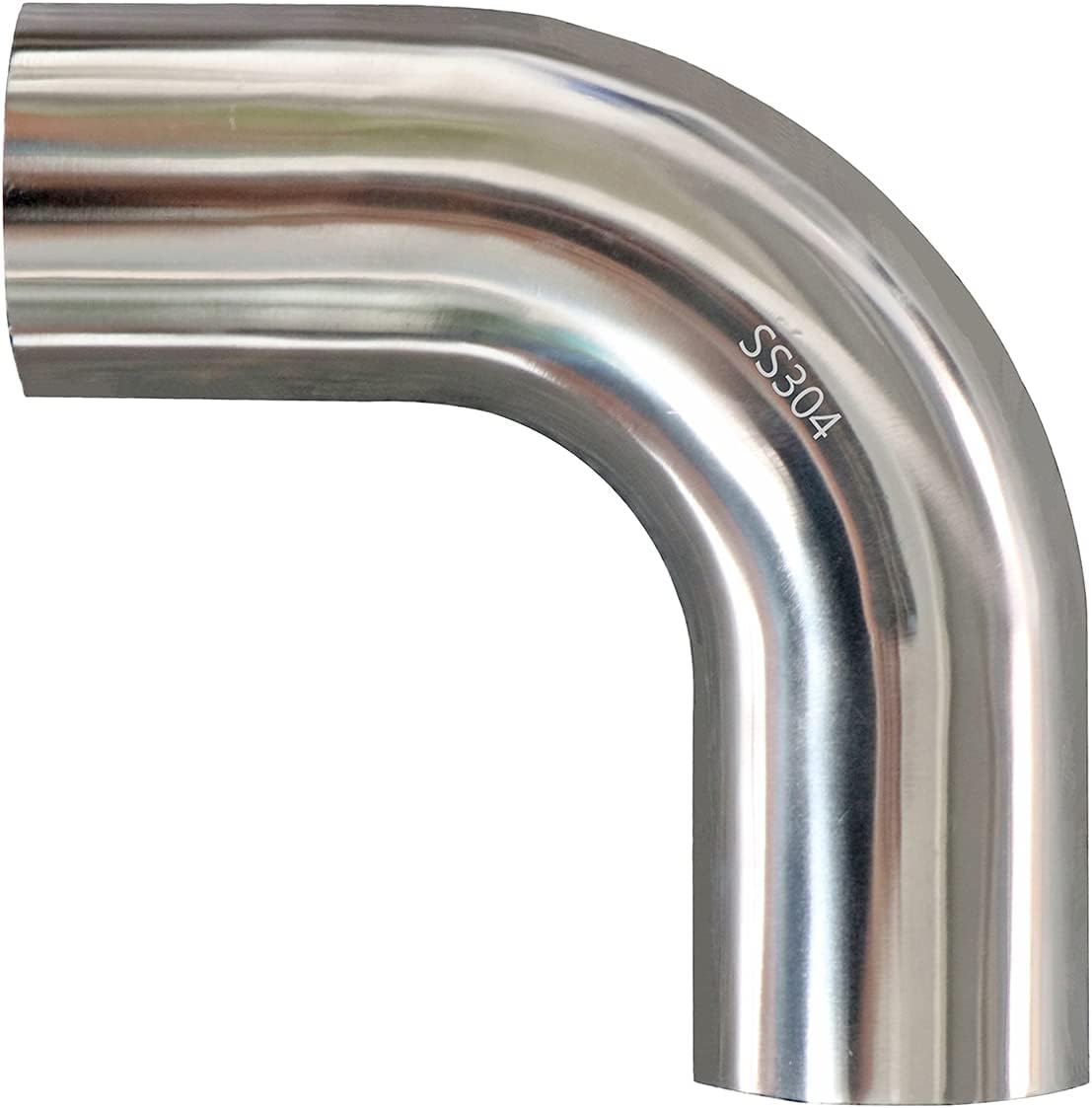 2.5 In Exhaust Elbow Mandrel Bends Pipe SS304 90degree Custom Auto Pipe