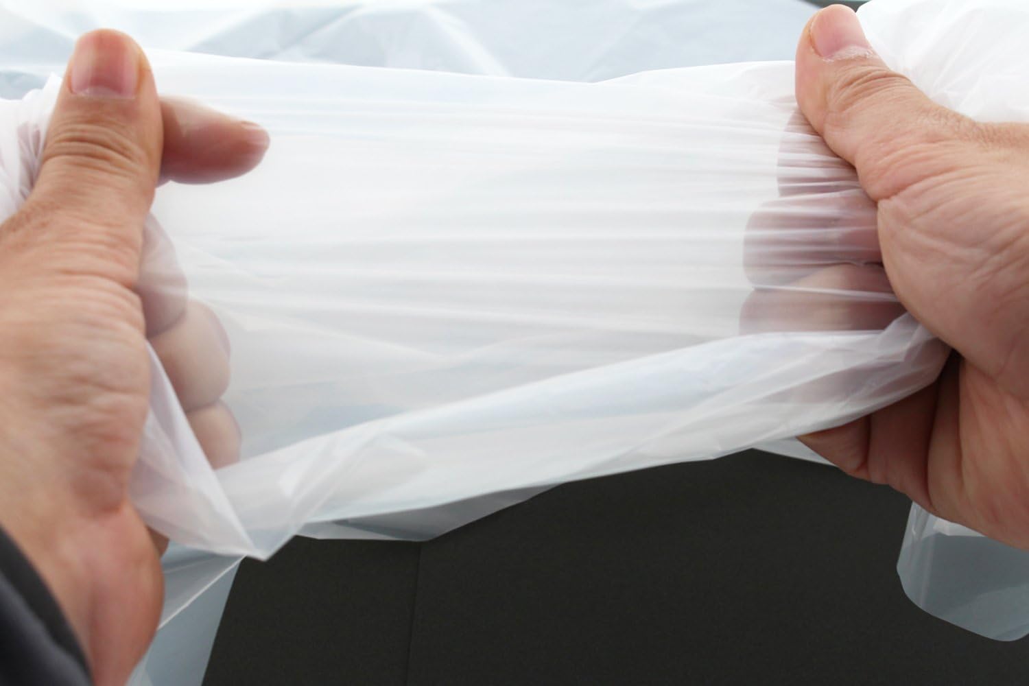 Three Cubes For Discount Trash Bag Tough Poly Bag 45l For 0.02 mm Translucent 30 Pieces x 30 Pack (Total of 90 TH42
