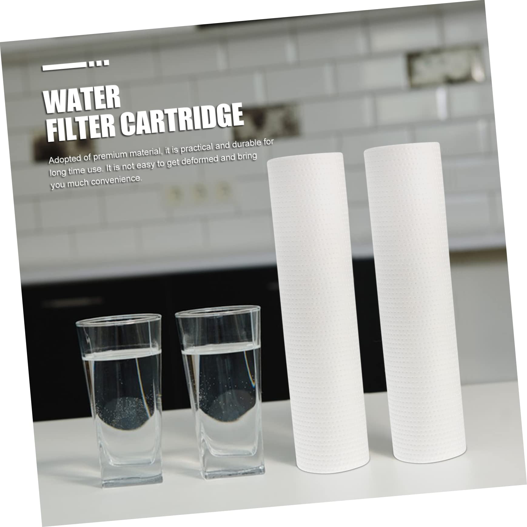 Filtro Sedimenti per Acqua 1um 6 Pezzi, Ricambio per Casa