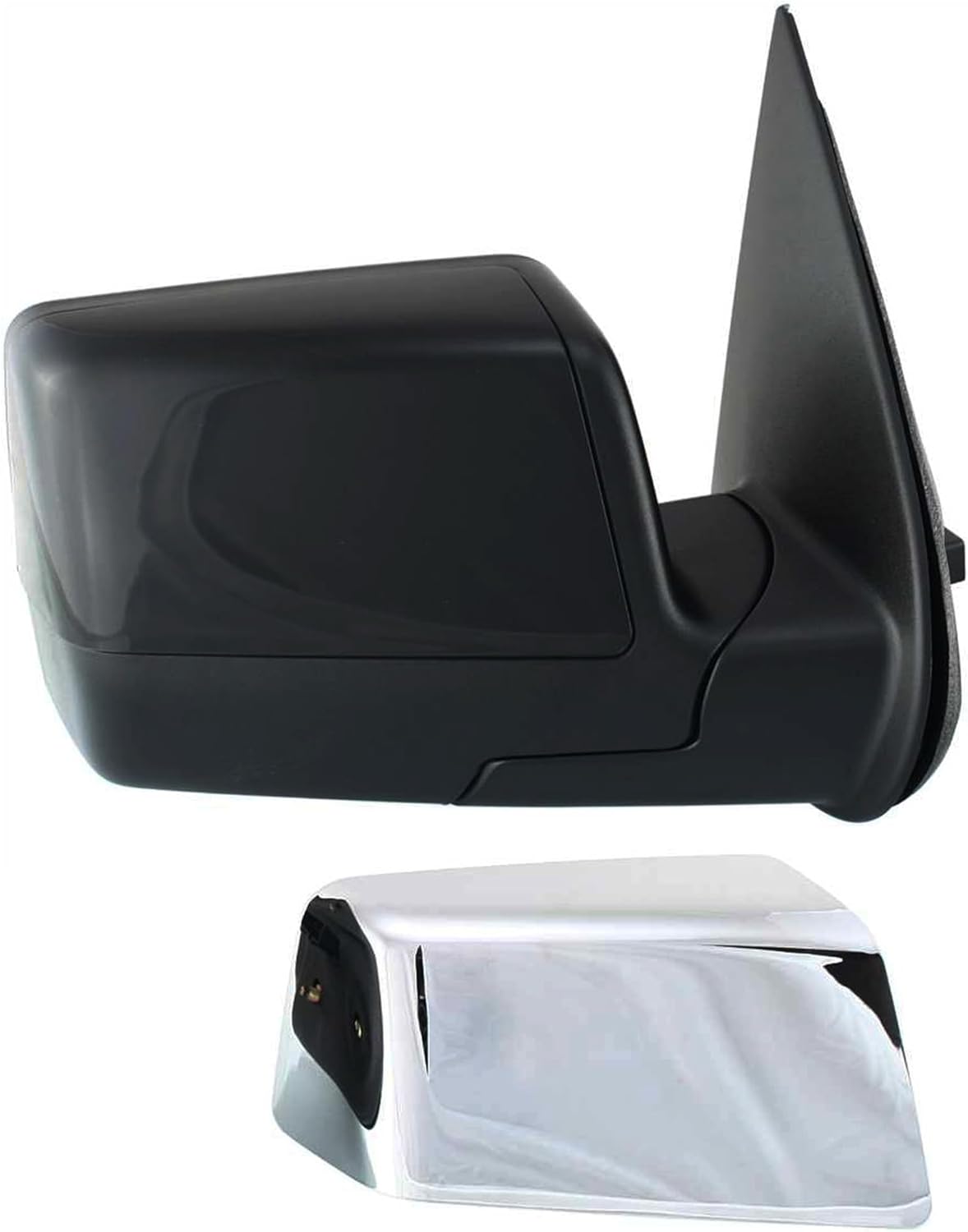 JC Whitney Passenger Side Power Non-Heated Mirror for Ford Explorer 2006-2010 With Puddle Lamp with 2 Caps JFD99ER