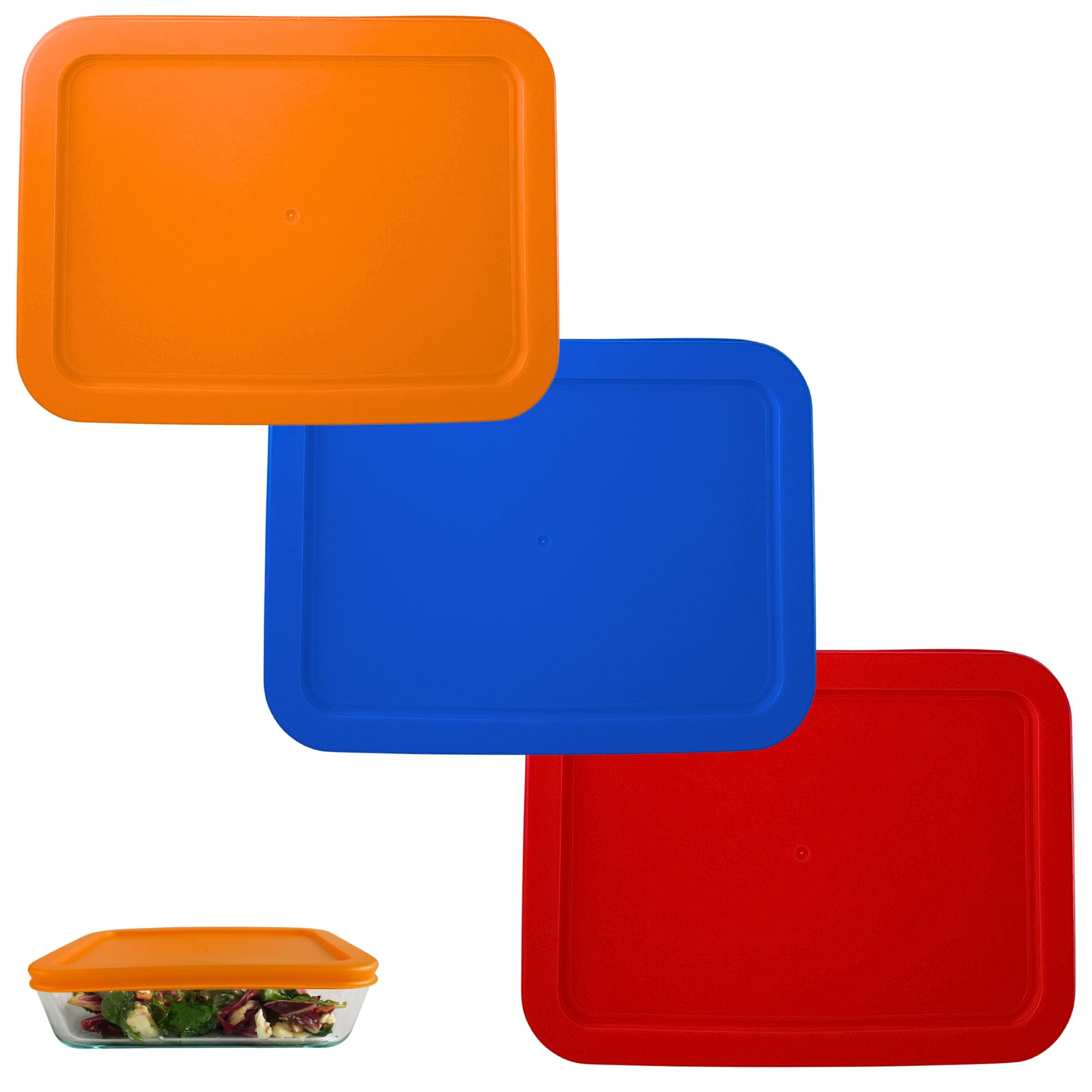 Amazon.com: 6 Cup/1.5 L Orange, Blue, Red Replacement Lids/Covers