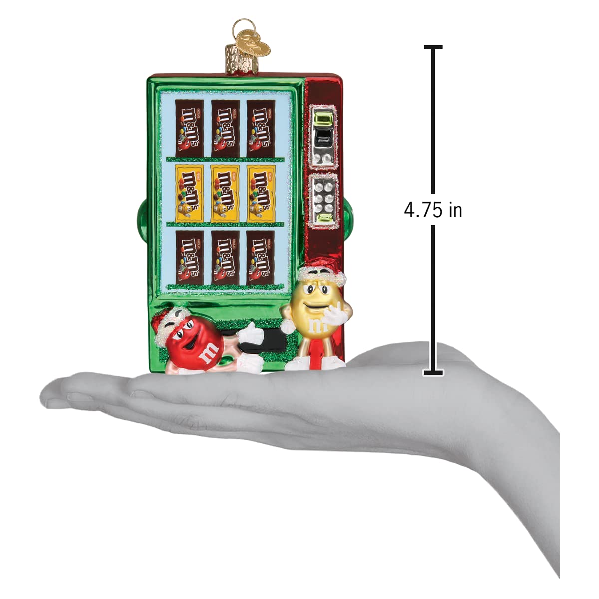 Amazon.com: Old World Christmas M&M'S Vending Machine Glass Blown