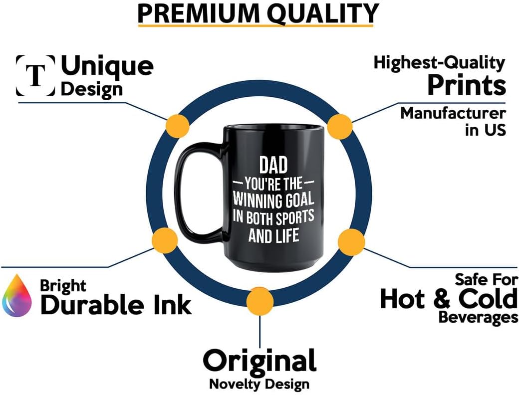 Bubble Hugs Athletic Director Coffee Mug 15oz Black - Winning Goal - Athletic Director Gifts Athletic Trainer Gifts Athletic Gifts For Women