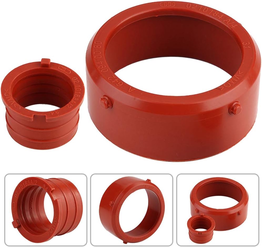 Nikou Turbo Intake Seal - Seal Kit A6420940080 Turbo Intake Seal & Engine Breather Seal Kit for Mercedes-Benz OM642 Engines