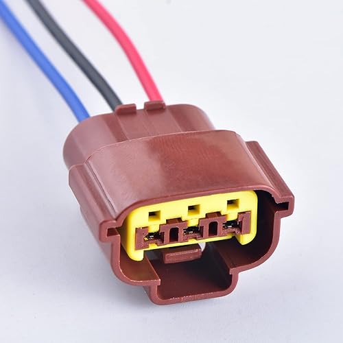 Miniatura 3 de DECKBU 3 Pin Lgnition Coil TPS Sensor de posición del acelerador Conector Gobernador del acelerador Plug Limit Sensor Plug 6098-0142 para Nissan