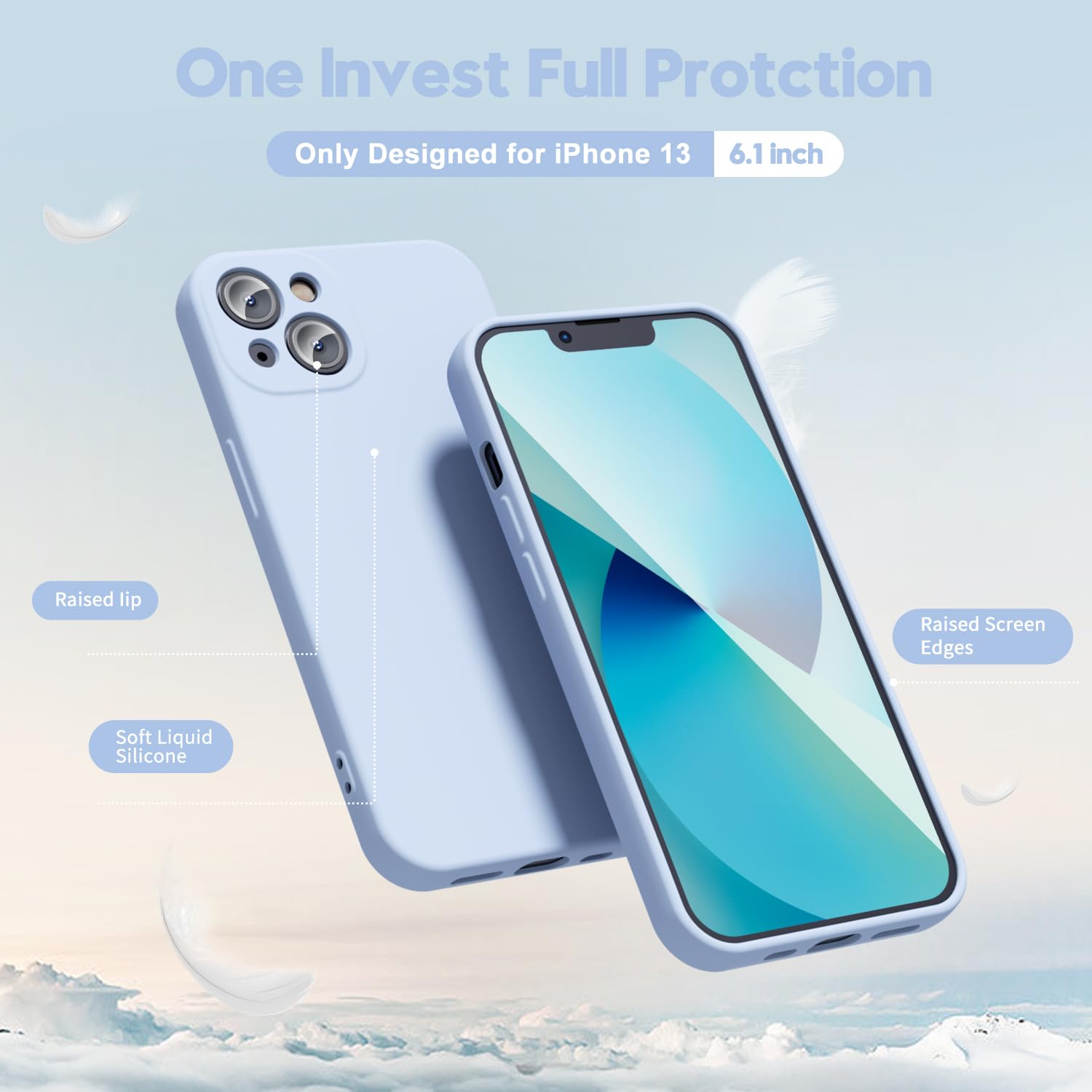 oakxco for iPhone 16 Pro Max Case Liquid Silicone, Soft Rubber Gel Elegant Aesthetic Basic Simple Cover, Cute Thin Slim TPU Matte Solid Color Plain Smooth Case for Women Girl, Light Pink — view 162