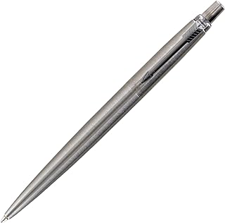 Jotter Pen, Stainless Steel, Medium Point, Black Ink