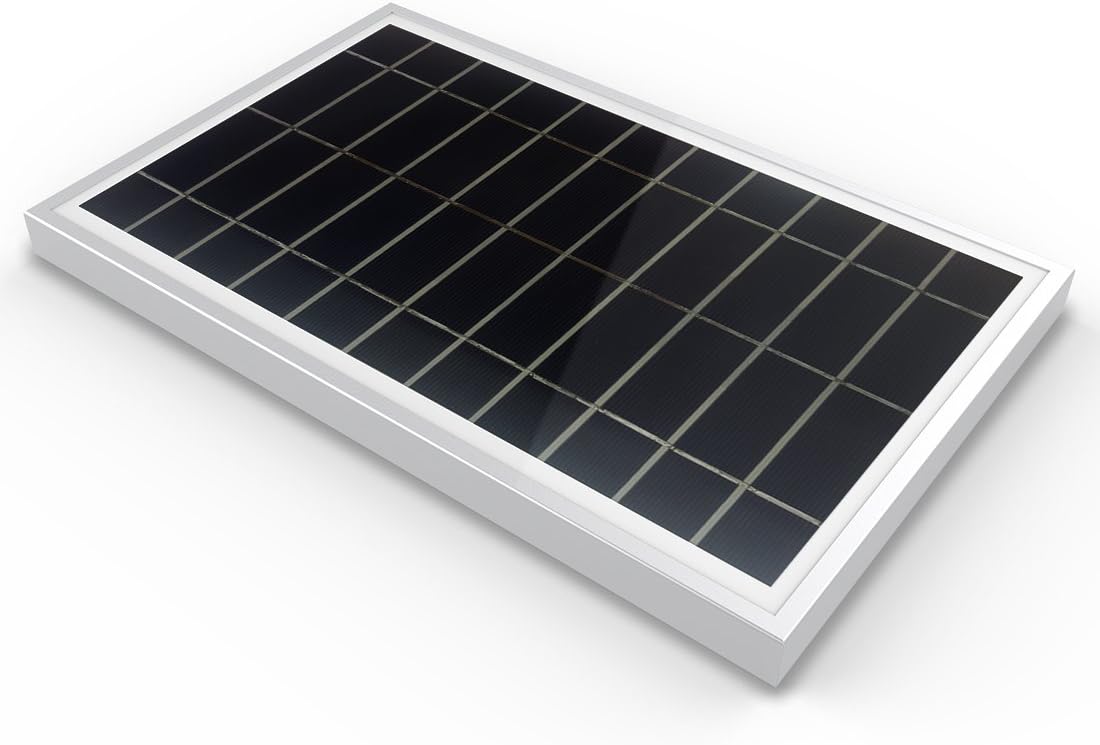 JETSUN Solar Panel 6W Monocrystalline Photovoltaic Module for 5.5v Battery Charging