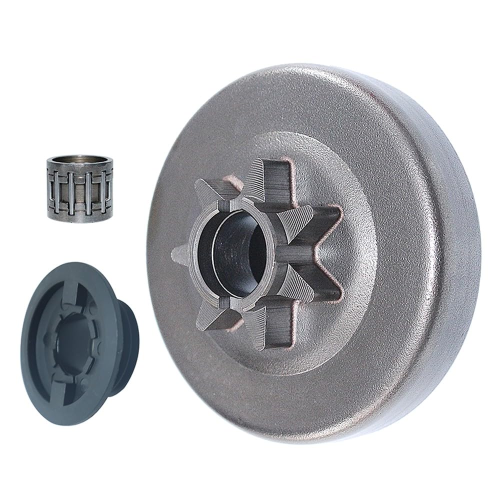 Kit de Tambor de Embrague con piñón Recto de 3/8"-7 for motosierras 455, 460, 461, CS2255, GZ550, 455 y 460