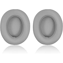 Replacement Ear Pads for Beats Studio 2 & Studio 3 Wired & Wireless Headphones, Replacement EarPads Cushions Headphones Covers with Memory Noise Isolation Foam Softer Leather-Grey