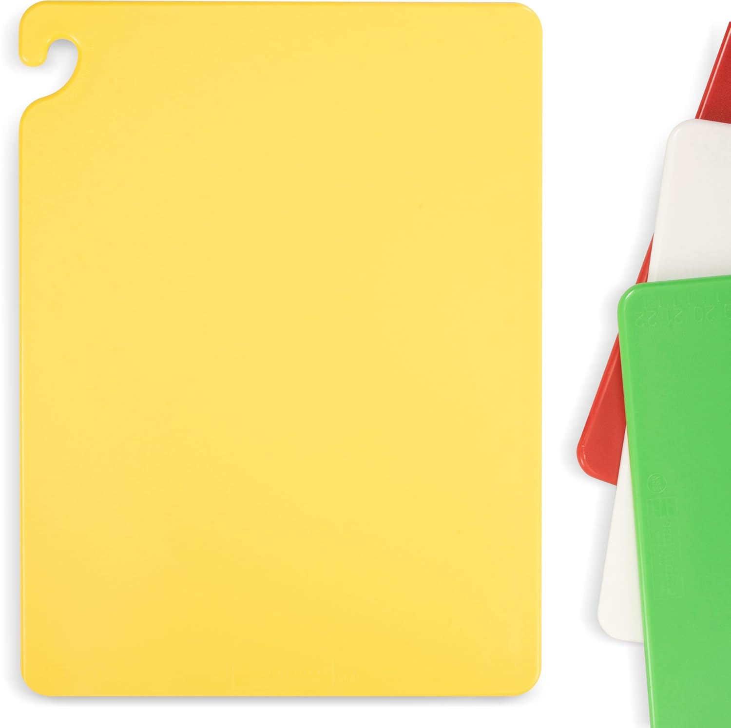 San Jamar CB1824QS 4 Piece Cut-N-Carry Board System Set with Free Smart Chart, 24" Length x 18" Width x 1/2" Thick