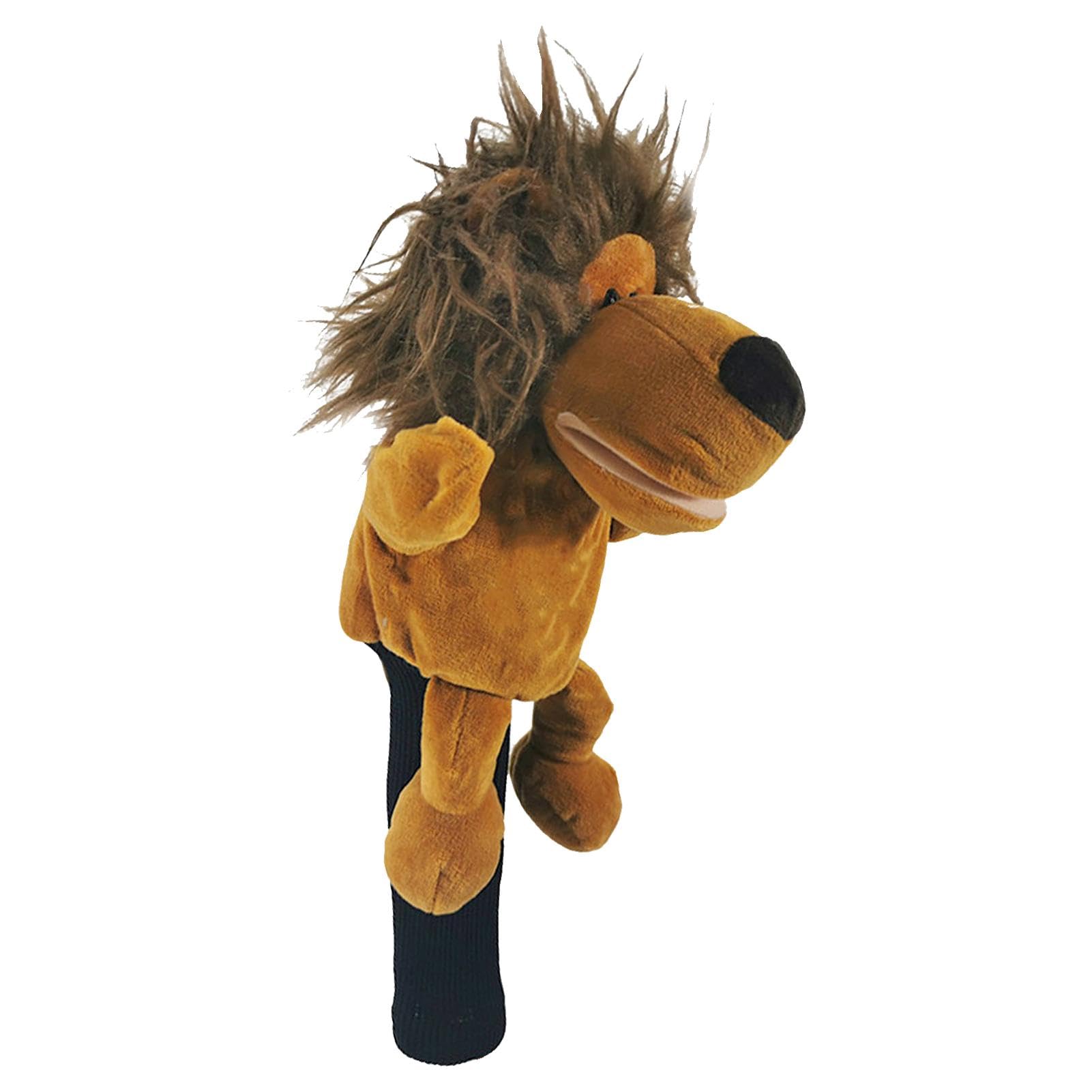 Fukamou Golf Headcovers Animal,Golf Club Head Covers Plush | Lovely Funny And Functional Covers With Animal Design, Perfectly Fit & Secure Golf Clubs Covers Fits 1 Wood Clubs