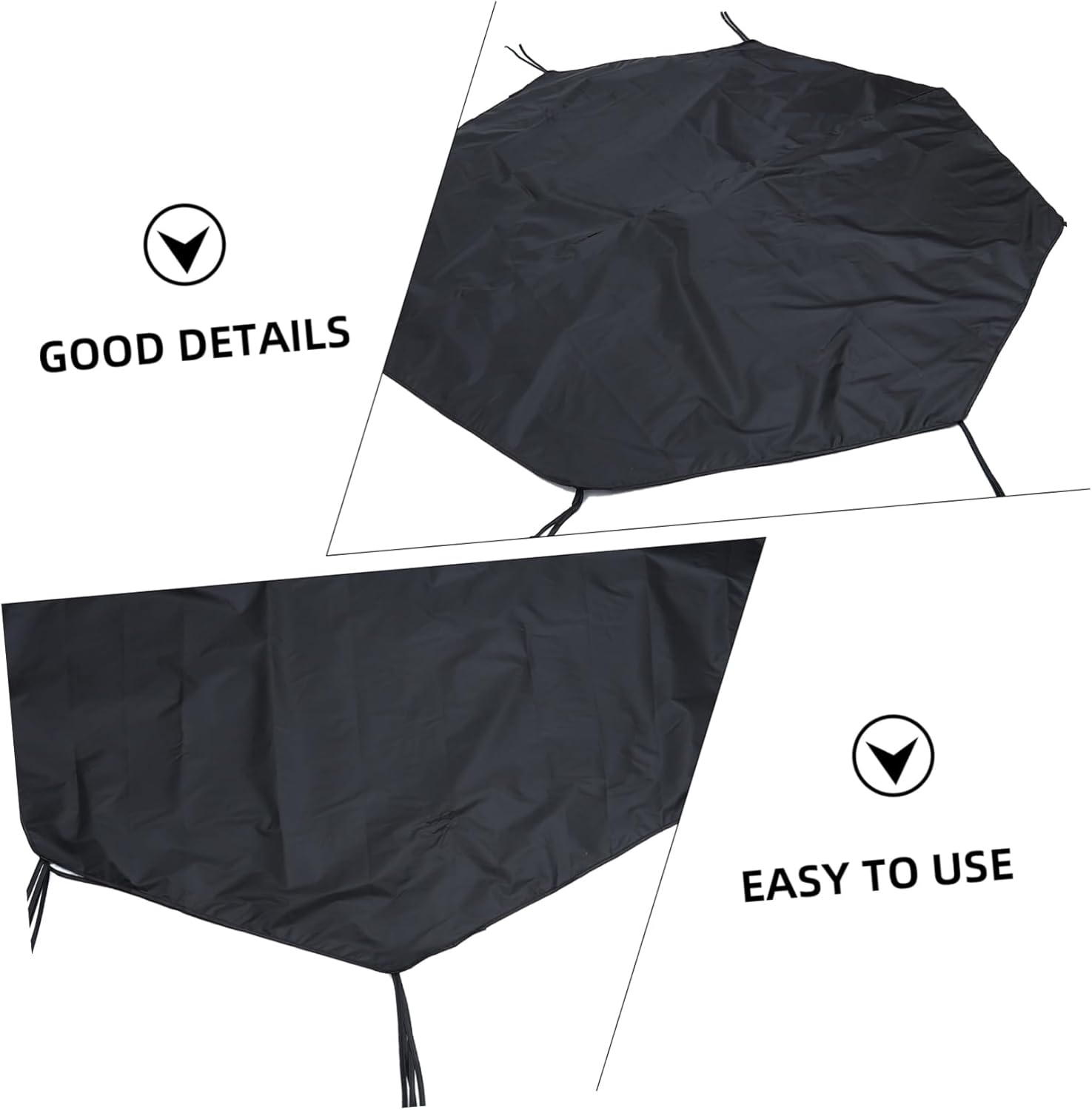 MERRYHAPY 2pcs Outdoor Dog Pen Roof Cover Oxford Camping Dog House Cover Pet Kennel Roof