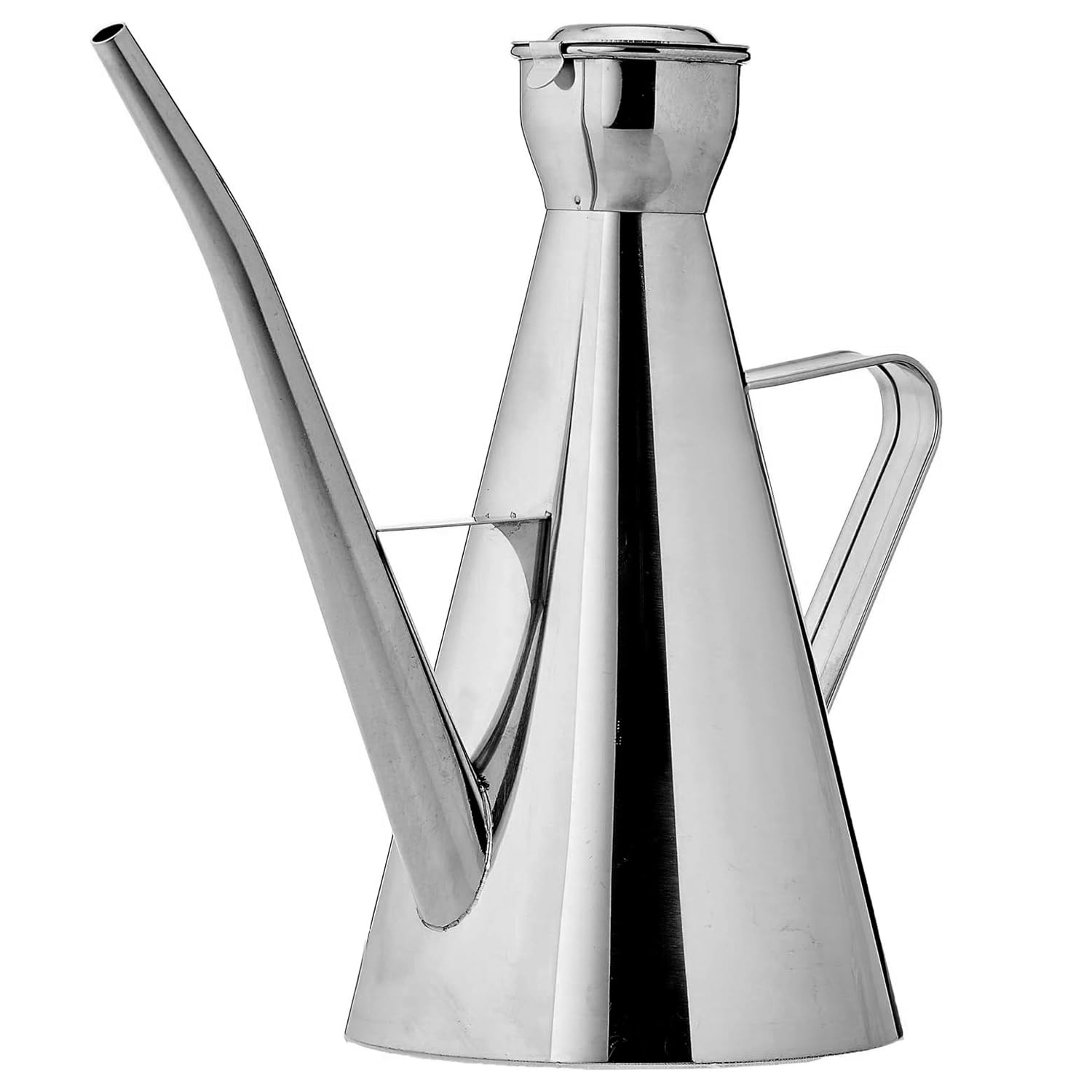 MGE - Classic Stainless Steel Oil Dispenser - Oil Drizzler - Stainless Steel Oil Bottle Perfect for Cooking Salad, BBQ - 500 ml - Image 3