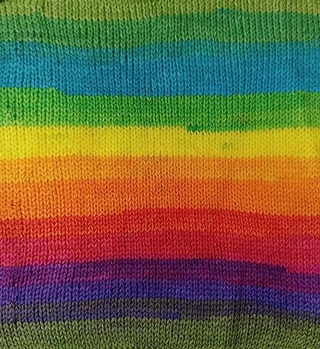 Regenbogen Wolle Wollbiene Cupcake 3 x 150g Strickwolle 450g