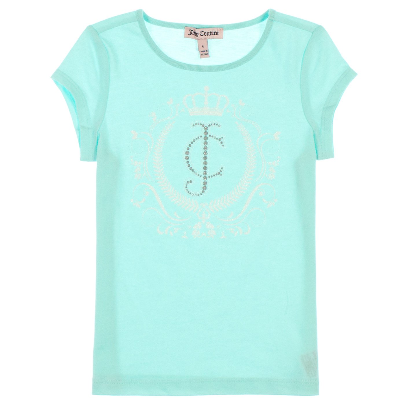 Juicy Couture Girls 2-6X Cap Sleeve T-Shirt