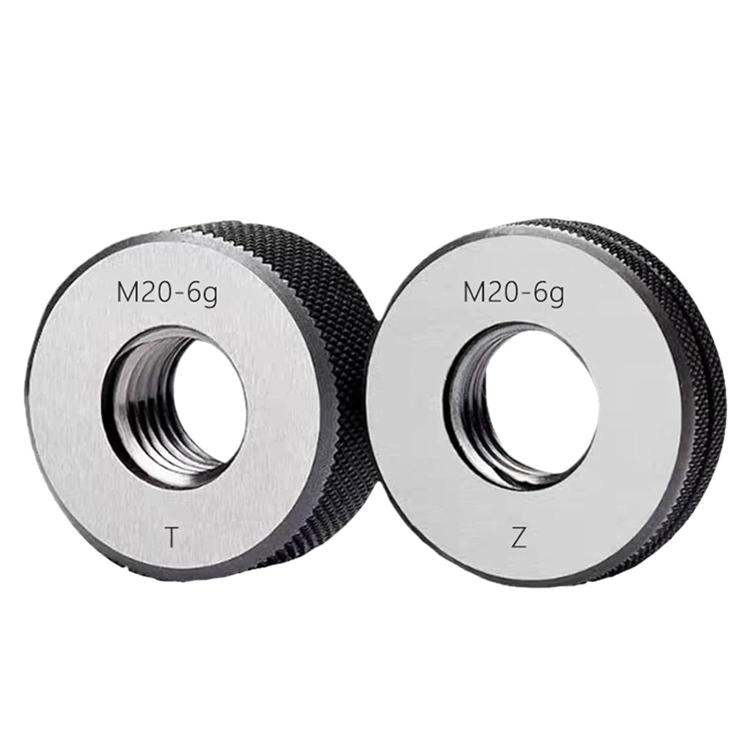 1SET(1*GO+1*NOGO) 6g M2-M8 Non-Standard Metric Fine Tooth Thread Ring Gauge 6g Measure Tool M2 M3M4 M5 M6 M7 M8(M2.5X0.75 T Z)