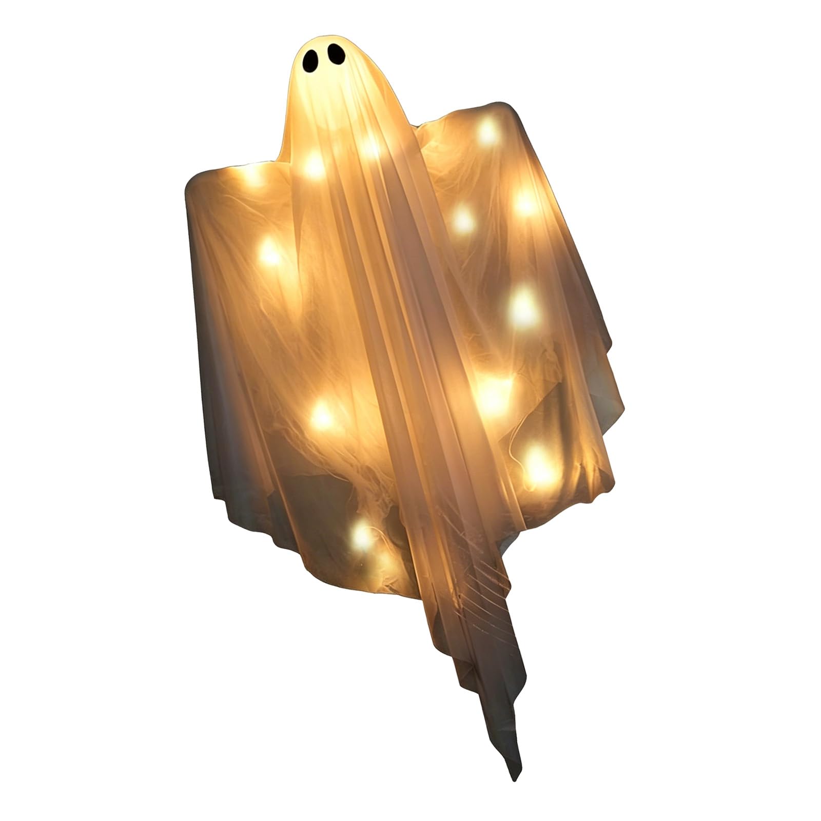 Spectres lumineux à LED Halloween extérieur et intérieur en plastique robuste