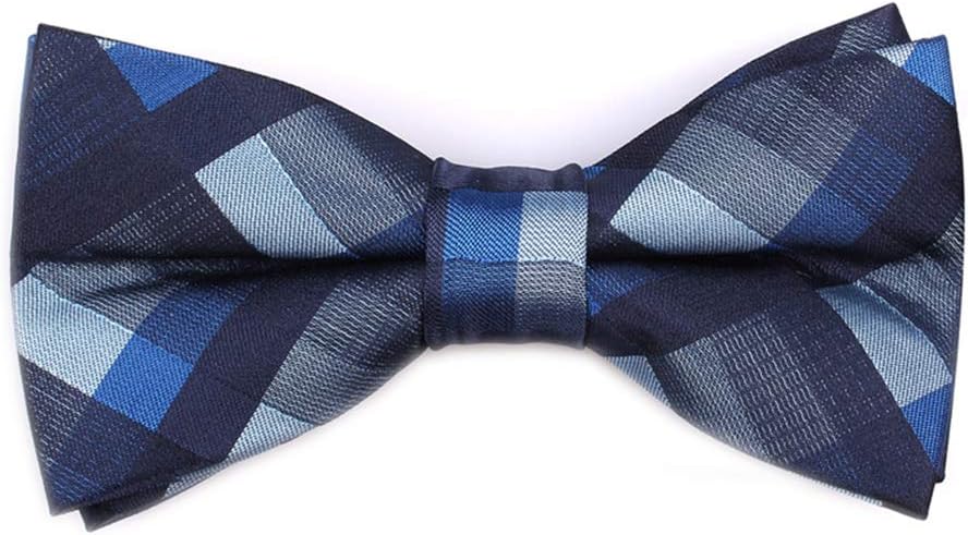 Skinny Ties for Mens Novelty Plaid Check Business Wedding Fashion Formal Neckties 2.7, Pocket Square, Bow Ties