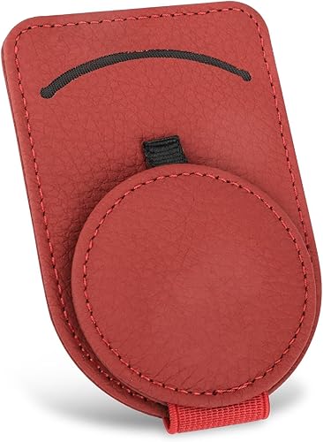 Linkstyle Soporte para gafas de sol para visera de coche, Rojo -