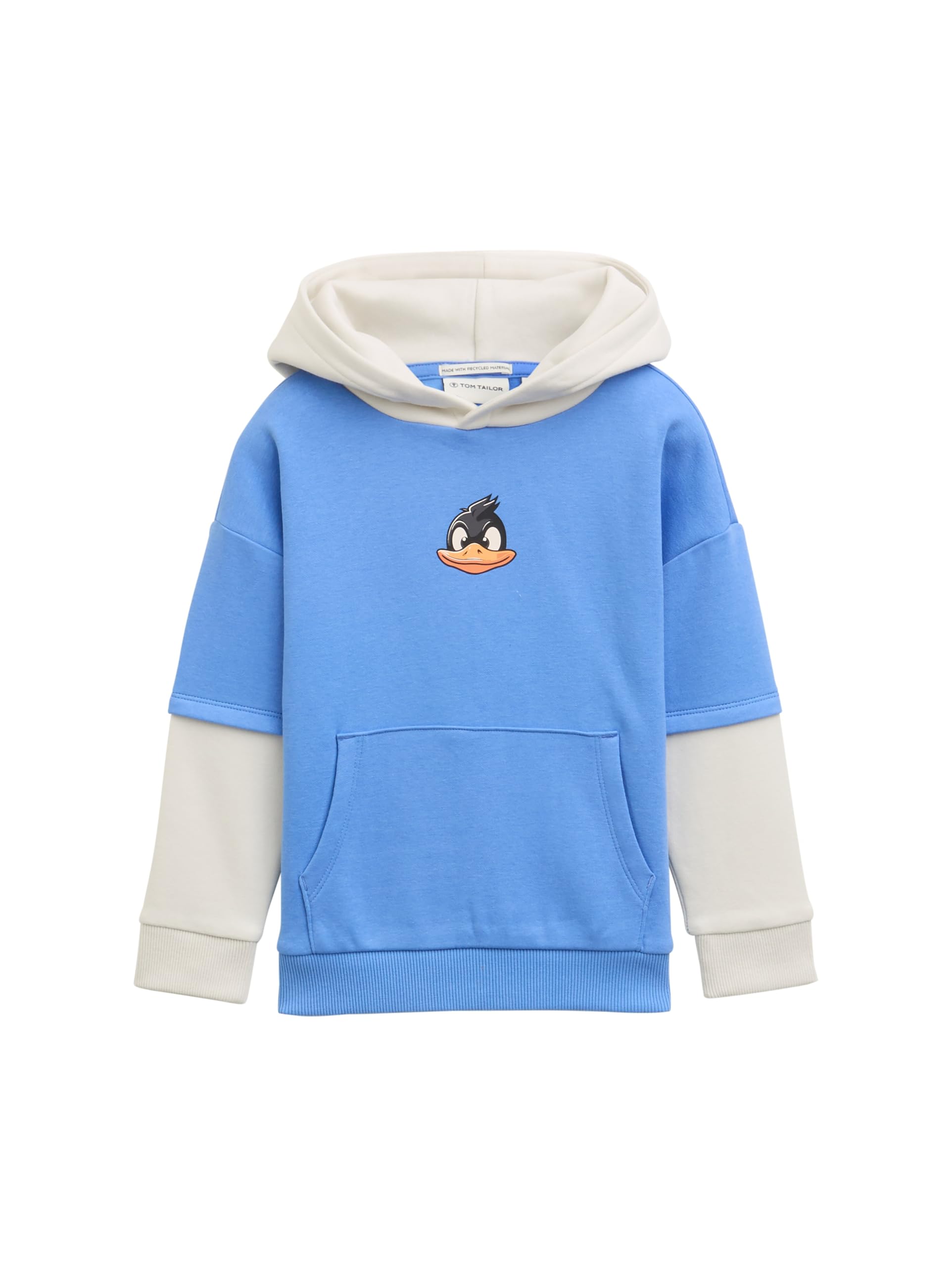 Tom Tailor Jungen 1047489 Kinder Hoodie Sweatshirt im 2-in-1-Look (1er Pack)