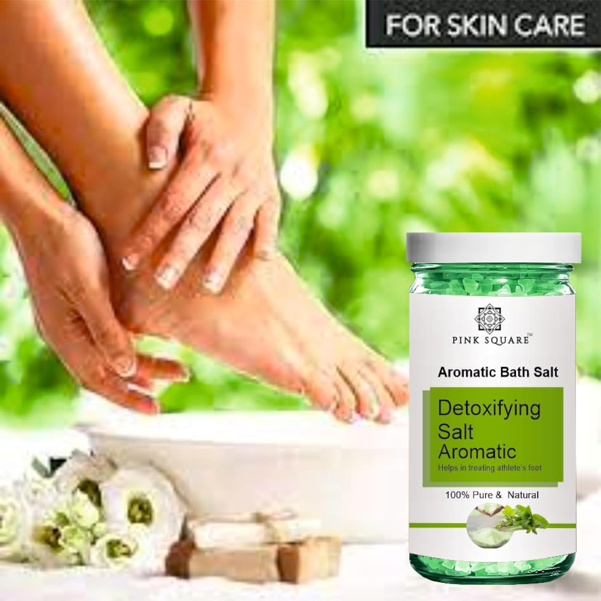 Aromatic Detoxifying Bath Salt Crystal for Muscle Relief
