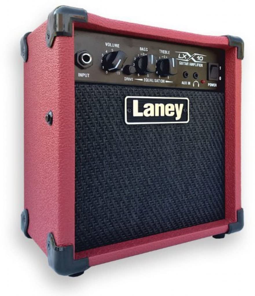 Laney Amplificatore di potenza per chitarra elettrica, rosso (LX10 RD)