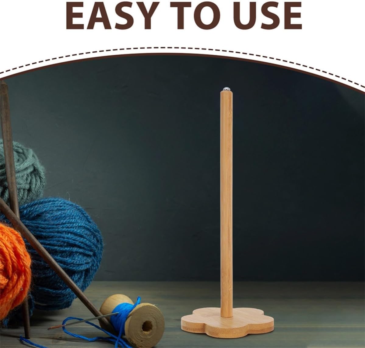 FIXOSHEE 2pcs 2pcs Drop Spindle Top Whorl Yarn Spinner for Yarn Making, Lightweight Material with High Precision Processing, Easy Installation and Removal, for Sewing Projects and Travel