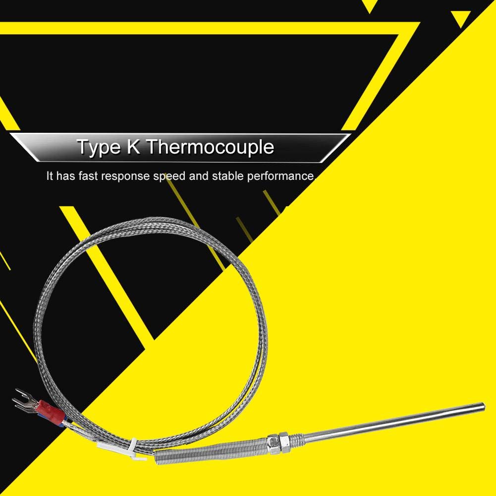 Sensore Temperatura Termocoppia Tipo K | Sonda M8 | 0-400&deg;C | Cavo 1m