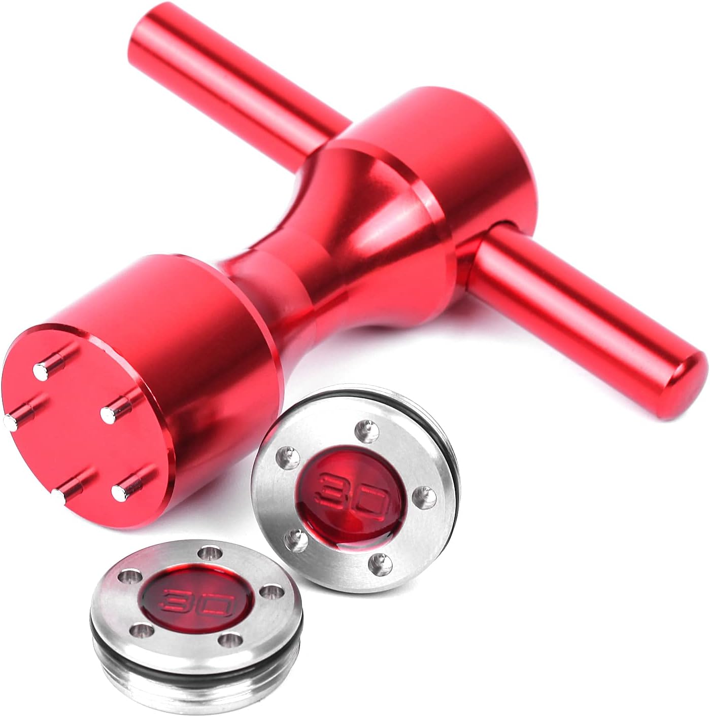 Golf Head weight 2pcs. 30g Golf Custom Weights+Red Wrench Compatible with Titleist Scotty Cameron Putters Newport (30g)