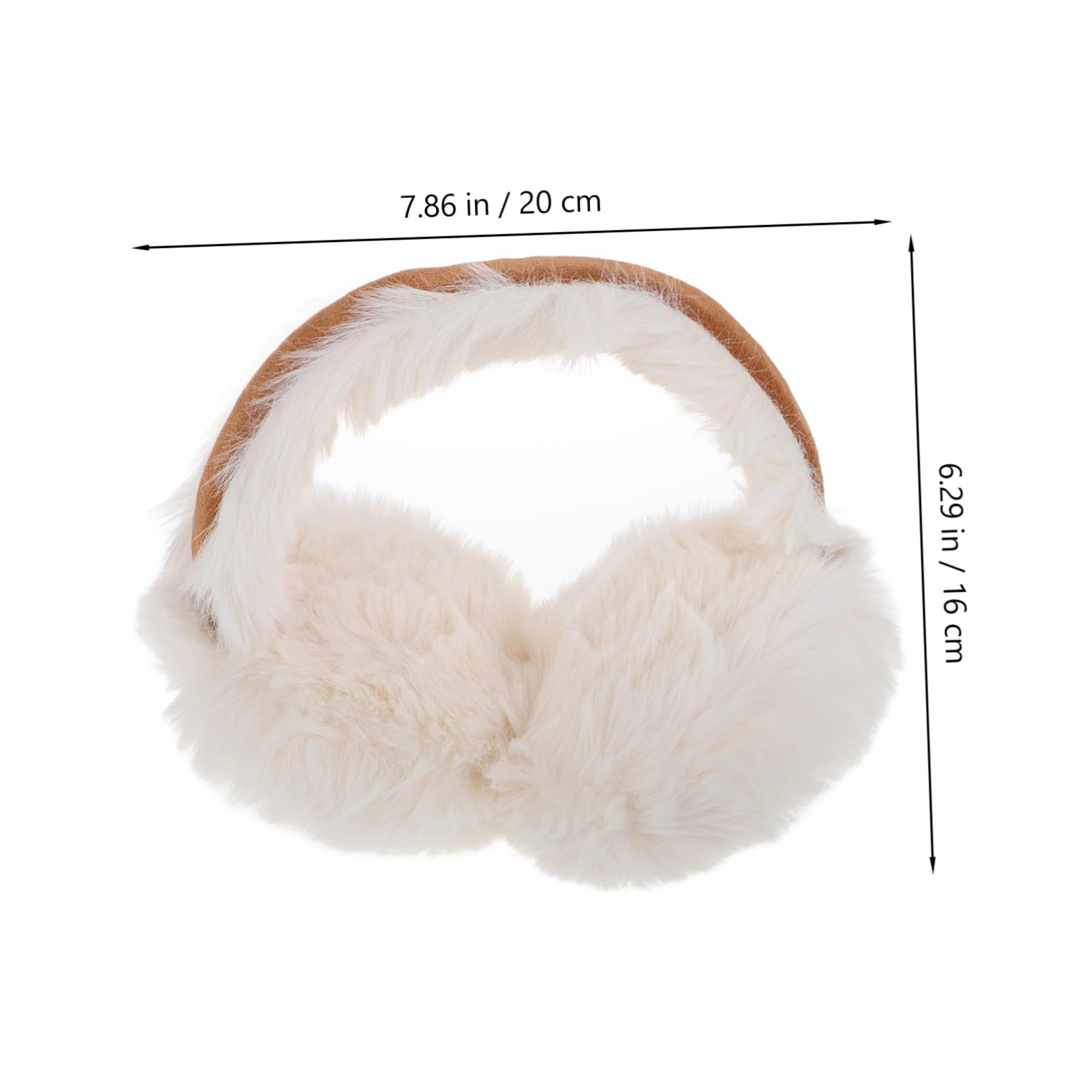 BESTYASH Foldable Faux Fur Ear Muffs for Women Plush Winter Earmuffs Cozy Ear Covers for Cold Weather Stylish Warmth for Outdoor Activities for Christmas