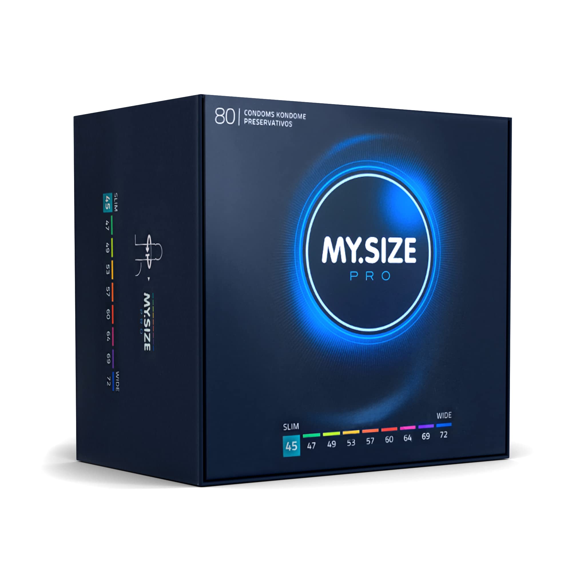My Size Pro Condom 0, 45 mm, Pack of 80 - The New Generation Condoms