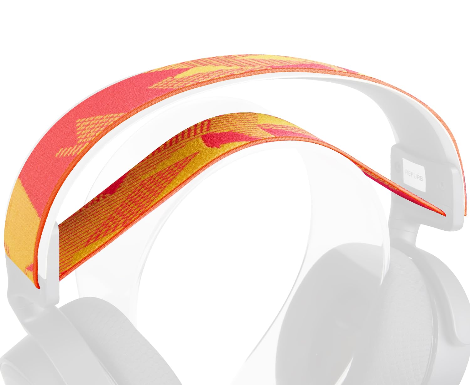 Flexible Fabric Replacement Headband for SteelSeries Arctis 7/7+/7X/7P/7P+/9/9X/Pro/Prime Gaming Headset, Headphones Replacement Band, Headstrap Head Cushion Pad Repair Part - Orange