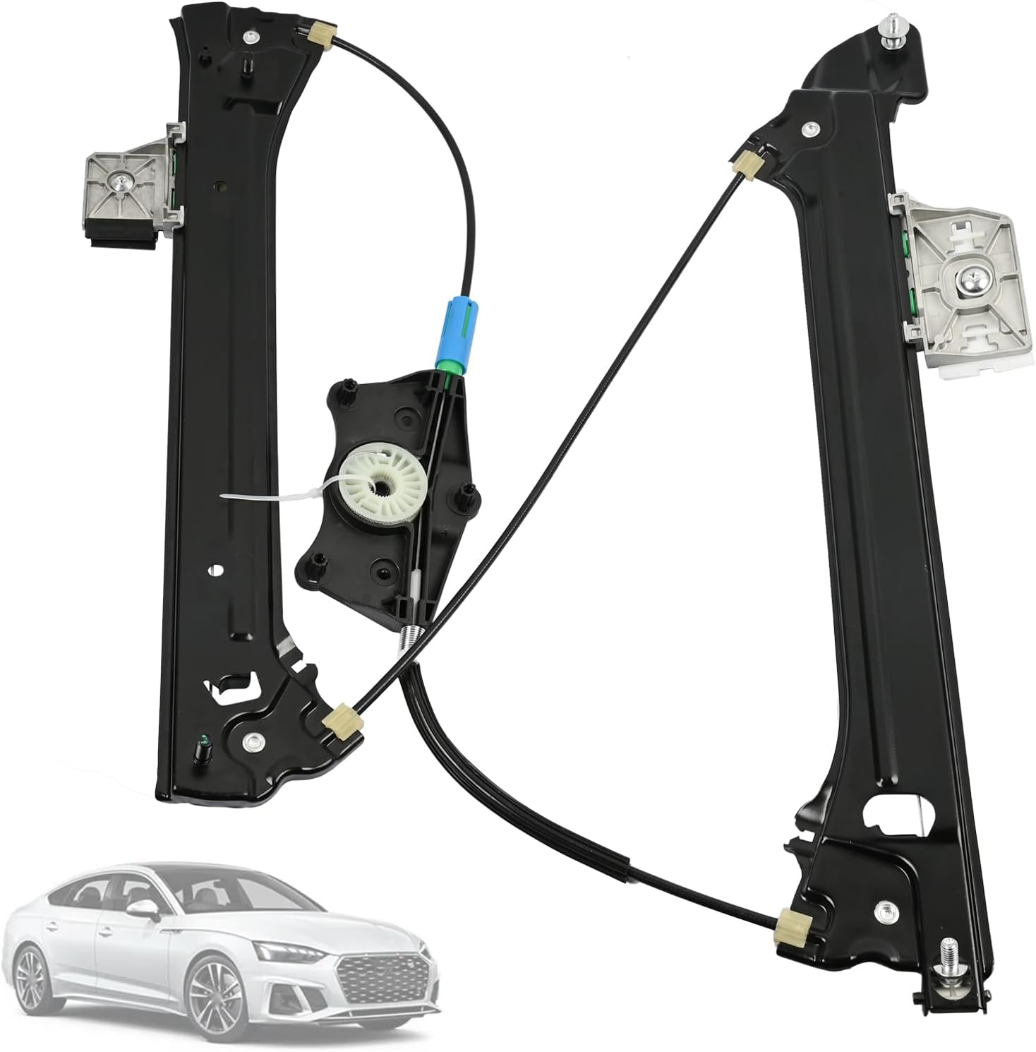 8W8837461 Power Window Regulator Front Left Driver Side Glass Lifter Compatible with Audi A5 RS5 S5 Sportback 2018-2025 Replace 8W8-837-461