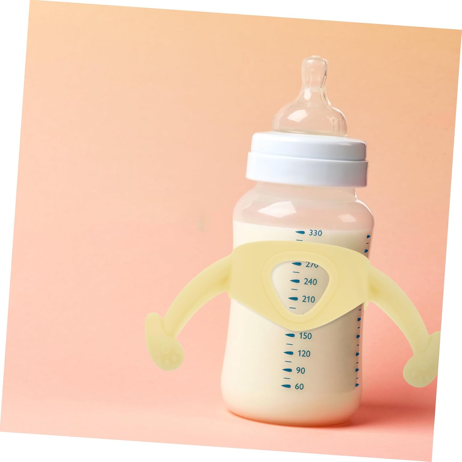 5pcs Silicone Feeding Bottle Handles for Newborns Non-Slip Nursing Bottle Gripping Handles Portable Accessories Ergonomic Design for Comfortable to Hold
