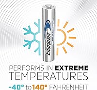 Vista 8 de Baterías AAA de Energizer, Triple A de litio, 4 unidades (paquete de 2)