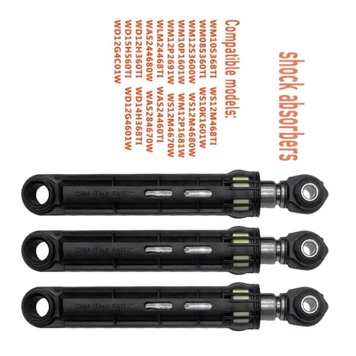 3 Pcs, Amortisseur Pour Machine À Laver, Compatible Avec Siemens, A98I