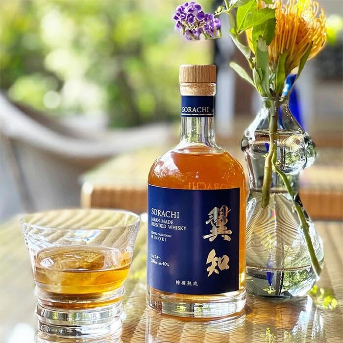 Amazon.co.jp: 翼知 SORACHI ウイスキー 翼知の梅 ギフト用セット 飲み